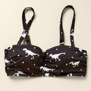 Waterfront Flaunt Bikini Top in Dinos